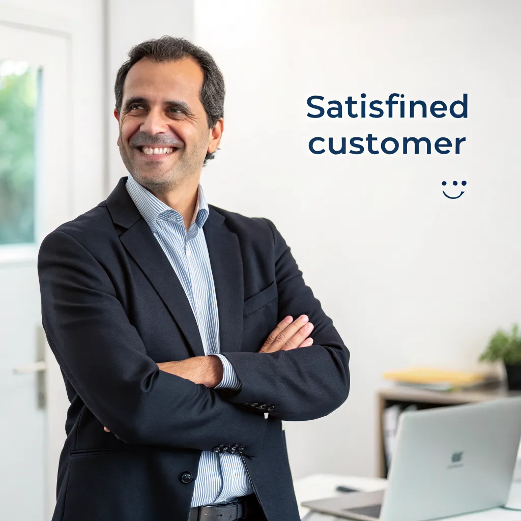 Javier Ortega cliente satisfecho